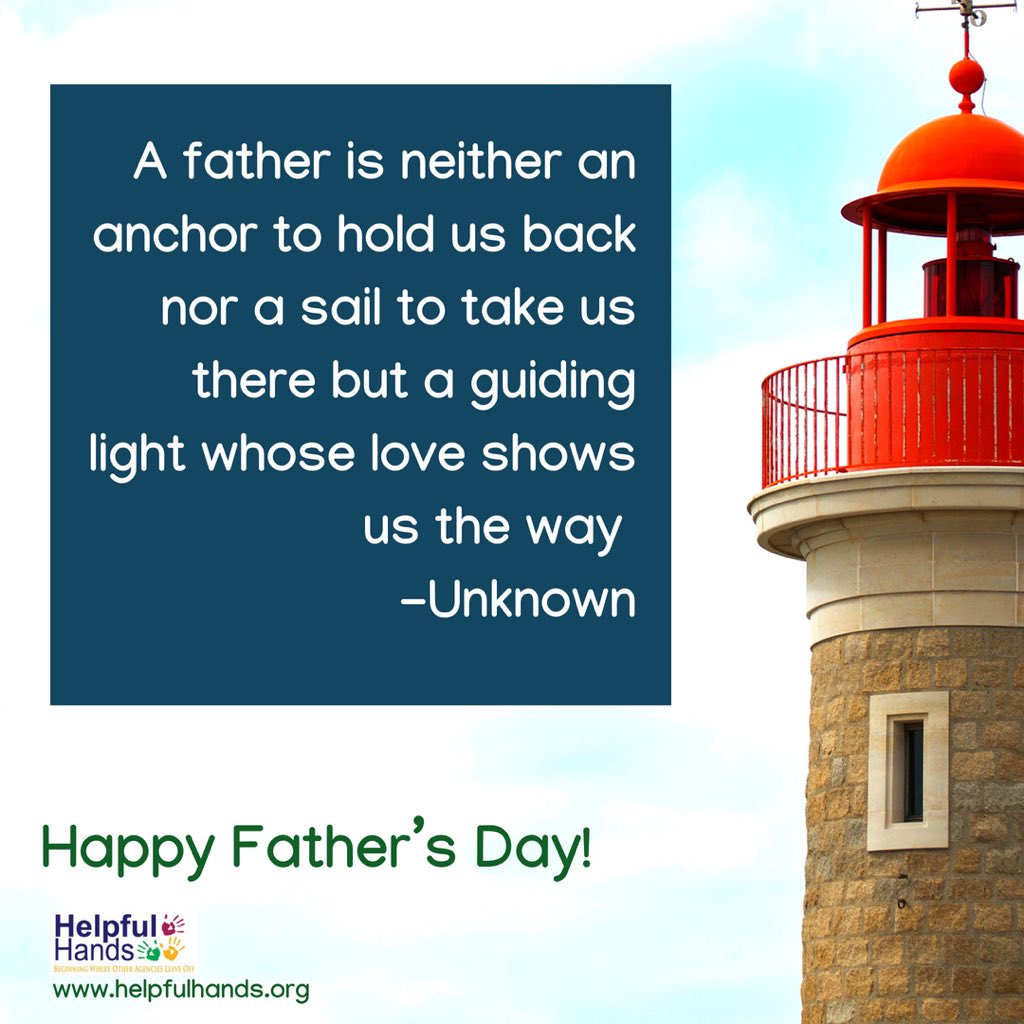 helpfulhandsinc's tweet photo. In celebration of all fathers today, may your light continue to shine year round! 💙 #fathersday2018 #CelebrateFathers #helpfulhandsinc #nonprofit #charityfoundation #community #Oviedo #families #children #crisis #socialgood #helpingothers #philanthropy #dogood https://t.co/GP6g0dlAe4