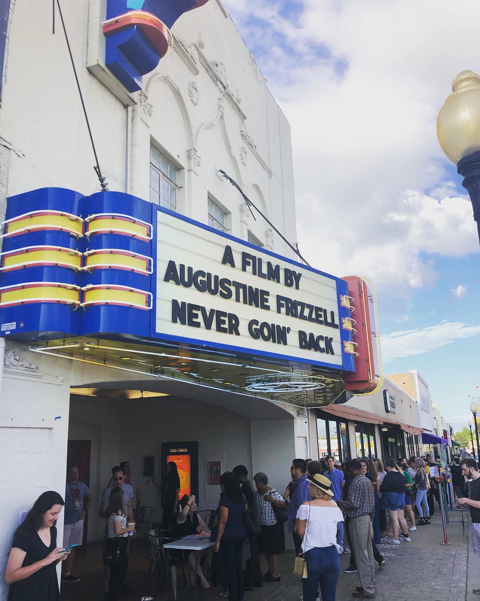 TexasTheatre's tweet photo. Itโs NEVER GOINโ BACK Time! @filmoakcliff #ocff2018 @thesailorbears @a24 https://t.co/HyDN7FOpqY