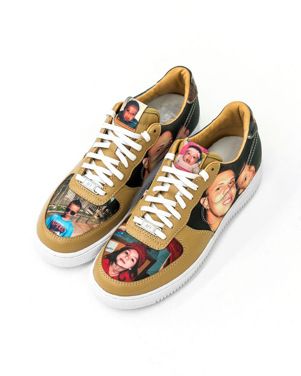 UBIQLAB's tweet photo. For Father’s Day, a private client chose to put family portraits on an Air Force 1 to surprise her husband. #UBIQLAB https://t.co/K4R2Z0C993