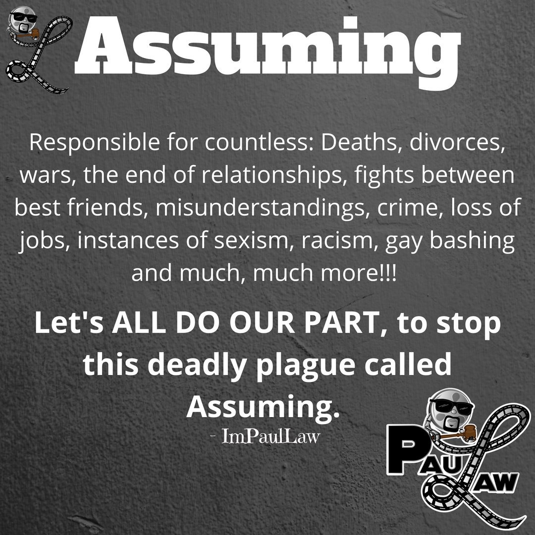 LADubBaby's tweet photo. Don't assume with me...JUST ASK!!!

#BookOfLaw #KingCalm #iAmTheOne #motivation #inspiration #InspirationalQuote #motivational #quotes #quotestoliveby #WordsToLiveBy #WordsOfWisdom #motivationquotes #success #entrepreneur #sundayfunday #sundaywisdom #Assuming #HappyFathersDay2018 https://t.co/QXpnoAN73y