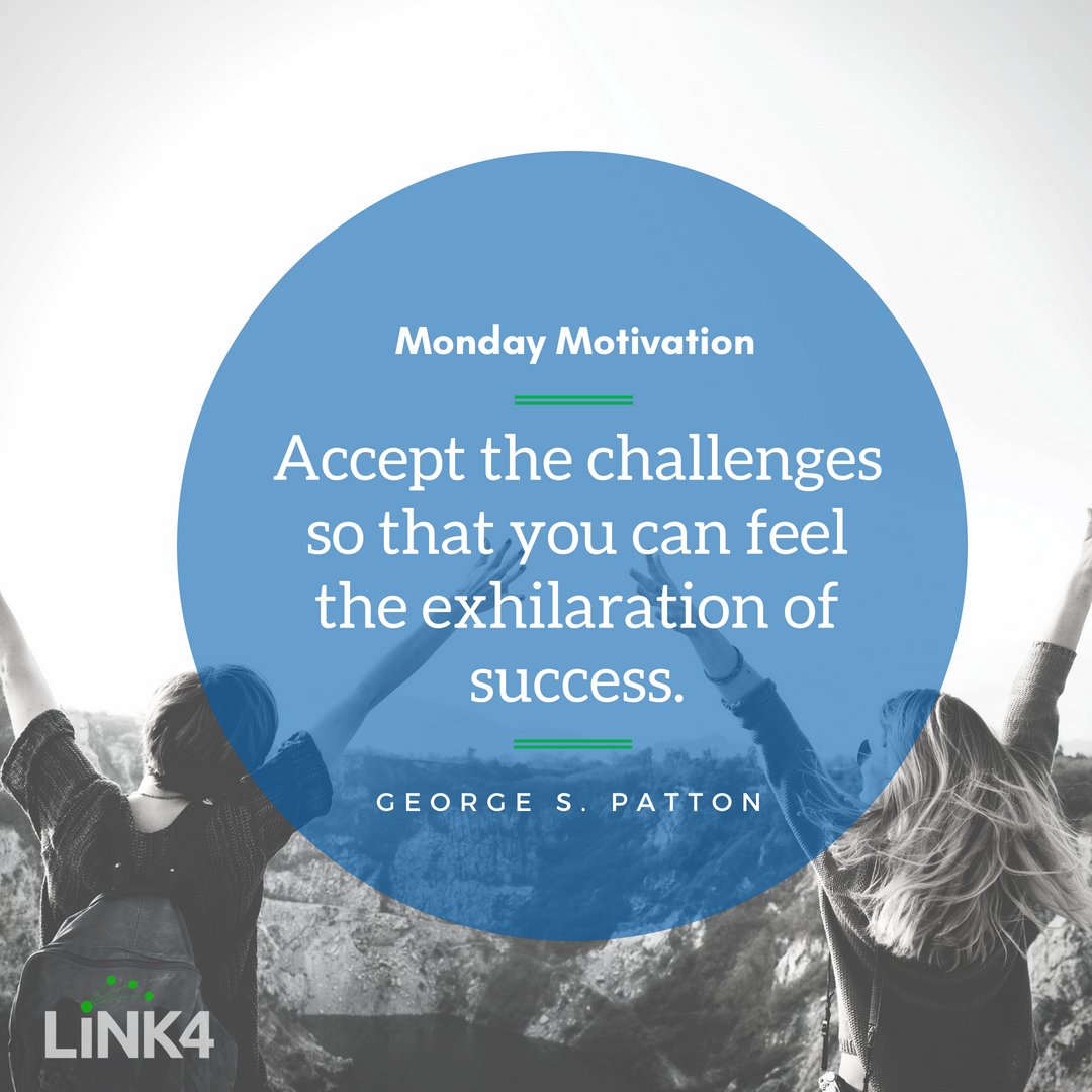 link4cloud's tweet photo. Challenge yourself every day, even if it's a little challenge, so can you feel the thrill of success each day. 

#MondayMotivation #GeorgeSPatton #GeorgeSPattonQuotes #quotesmotivation #QOTD #challenge #success #challenging #motivational #determination #entrepreneur #startup https://t.co/VhlLRze9rR