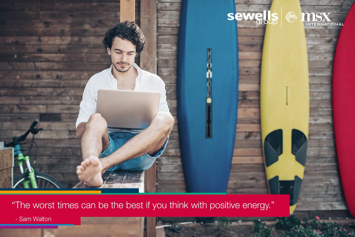 “The worst times can be the best if you think with positive energy.”  - Sam Walton
#motivationalmonday