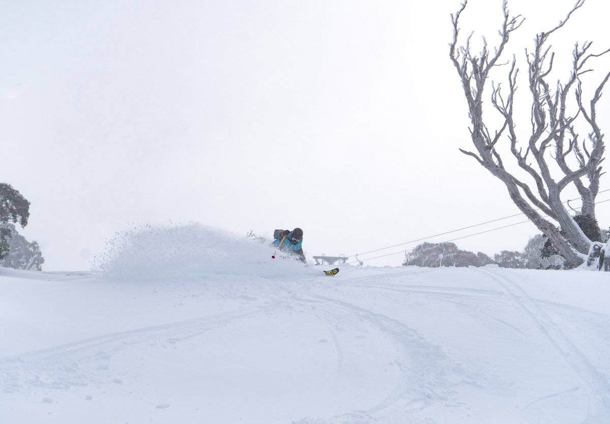 PerisherResort's tweet photo. Another 10cm overnight, taking our storm total to 82cm! Who's coming out for their share? https://t.co/mJY3qepooE