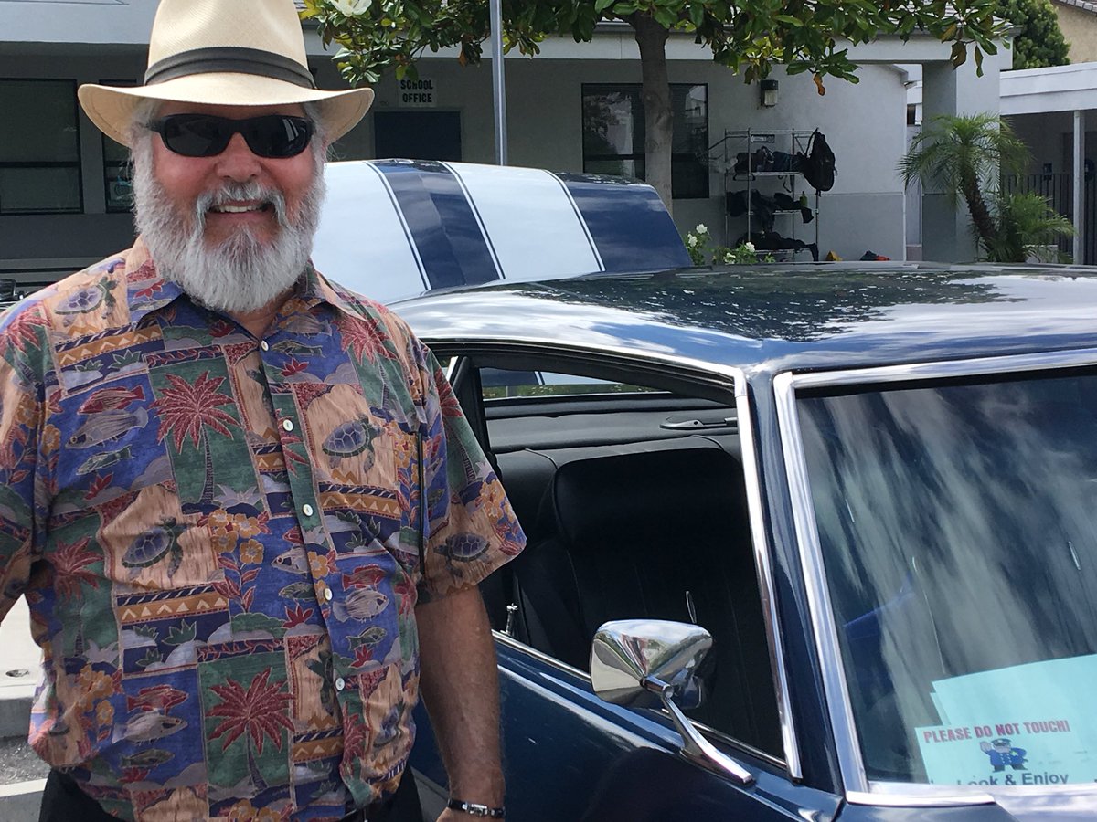 blee01's tweet image. Happy Father’s Day!  Having fun at car shows today.  And finding a very chill pit bull type along the way.