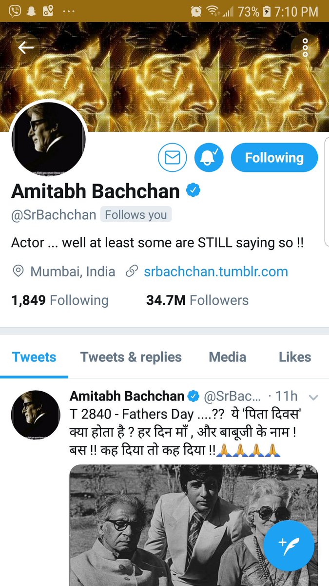 Prakash Tailor #ABEFTeam🇨🇦 (AB ka parivar) tweet media