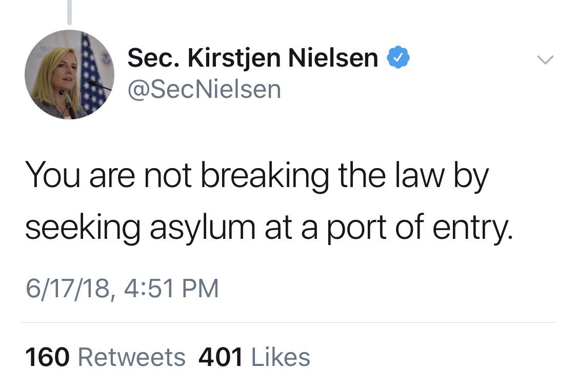 jvromain's tweet image. When your immigration policies are so horrible that you need to lie to try to weasel your way out of taking any responsibility for their implementation. #KeepFamiliesTogether #USImmigrationPolicy #WhereAreTheChidren #NotAllLawsAreJust #ImmigrationReformNow