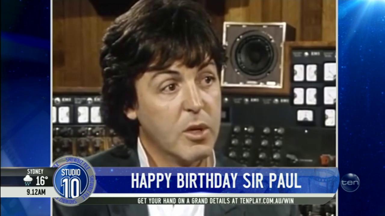 Happy Birthday to music legend Sir Paul McCartney, who turns 76 today!  