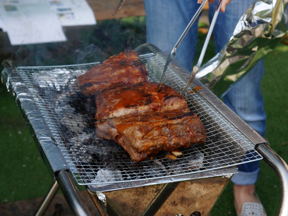 近藤 博仁 Hirohito Kondo 昨日のbbq スペアリブはケチャップにマーマレードで下味 隠し味は焼肉のたれ 食戟のソーマのように