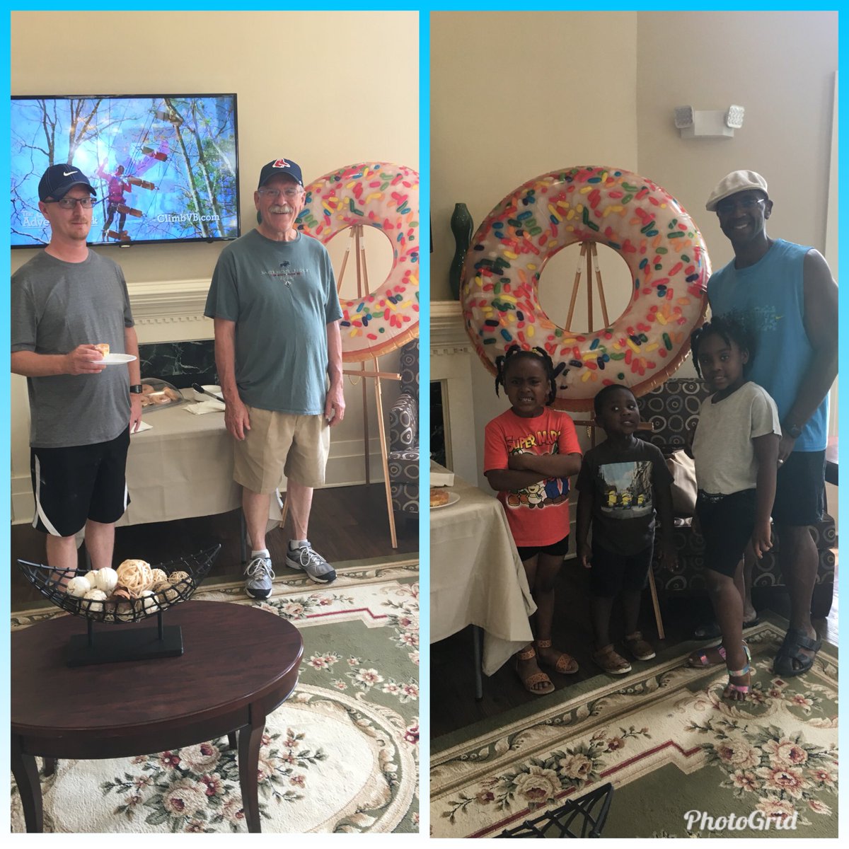 Sheliawrd's tweet photo. DOUGHNUTS FOR DADS at Greensprings #LifeatDiamond ⁦@TammyDRI⁩ ⁦@Sylpottle⁩ ⁦@BryceEasley⁩ ⁦@JustinMHuish⁩ ⁦@RothbergMona⁩ #GSRBOOM https://t.co/W83GgYV8VQ