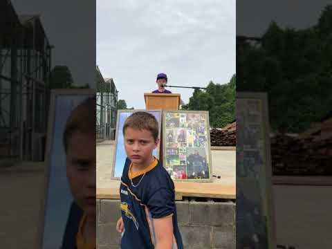 HerrenProject's tweet photo. Powerful words from a 9yr old boy. "I am proud to be a son." Timmy Jr lost his dad to #addiction.  His words are for all of those who have lost a parent or have a parent struggling. You are not alone. Always have #hope! #fathersday #mustwatch #recovery https://t.co/VQQfZecUrT https://t.co/Jz6TByHfZt
