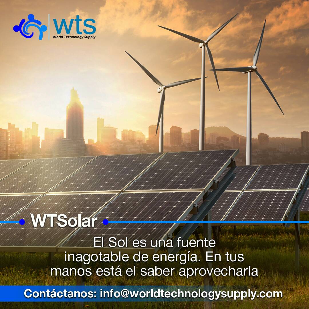 WTSupply's tweet photo. Contamos con el mejor equipo en paneles solares. 

Contáctanos: info@worldtechnologysupply.com https://t.co/GwZ7y8LH7l