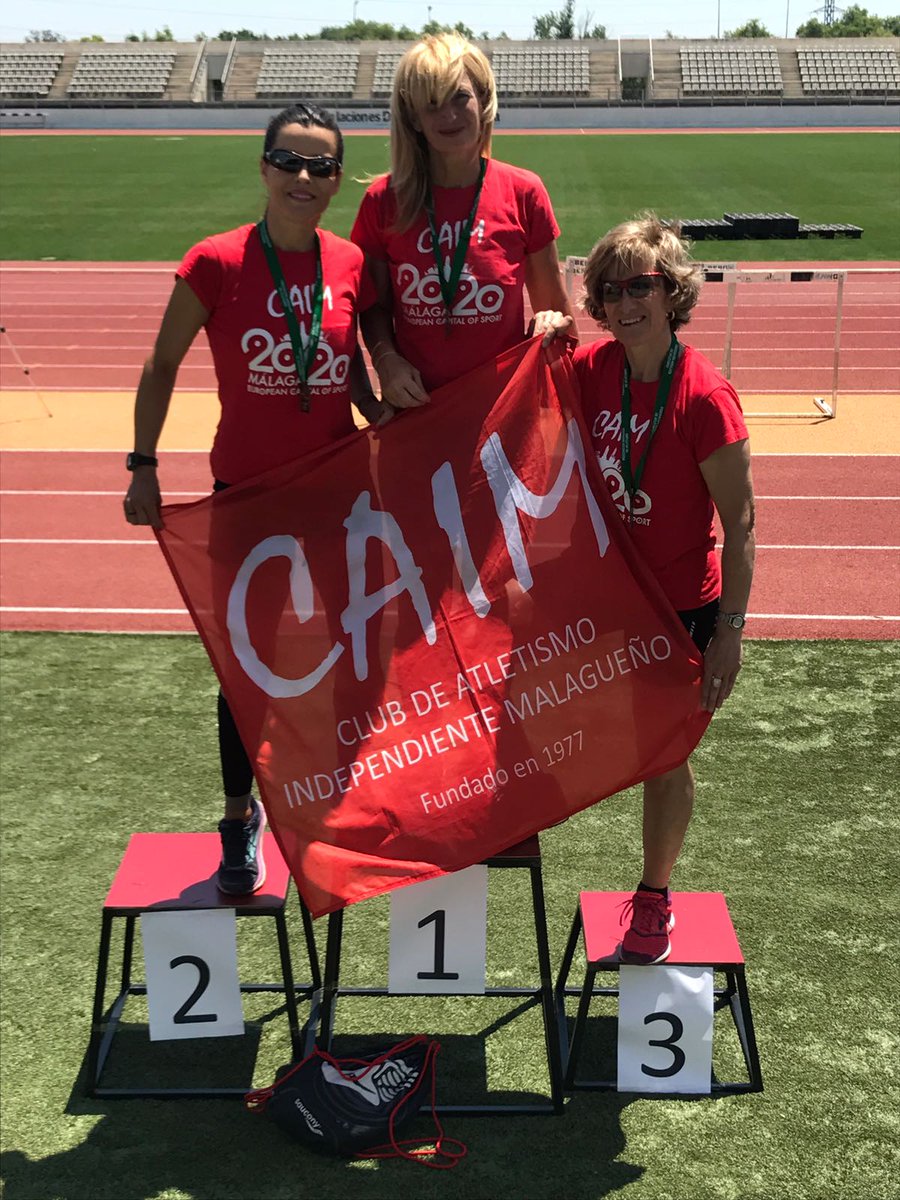 ClubCAIM's tweet photo. El Club de Atletismo Independiente Malagueño primero en el medallero del  Campeonato de Andalucía Máster al aire libre. Otro año más se posiciona con rotundidad como mejor club de atletismo veterano de Andalucía.
https://t.co/mL7iYvNuHP https://t.co/9h1ErMa3p5