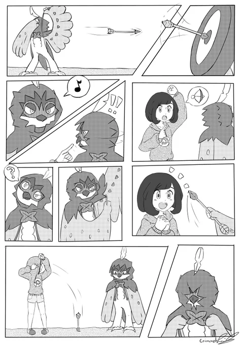 here's an old comic I made when sun and moon came out 