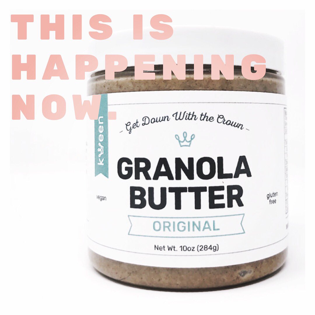 blushingwellco's tweet photo. Who’s heard of granola butter? I just ordered some after literally drooling on my phone while scanning their insta 🤤😂 #Kween https://t.co/yeQXVvFZrx