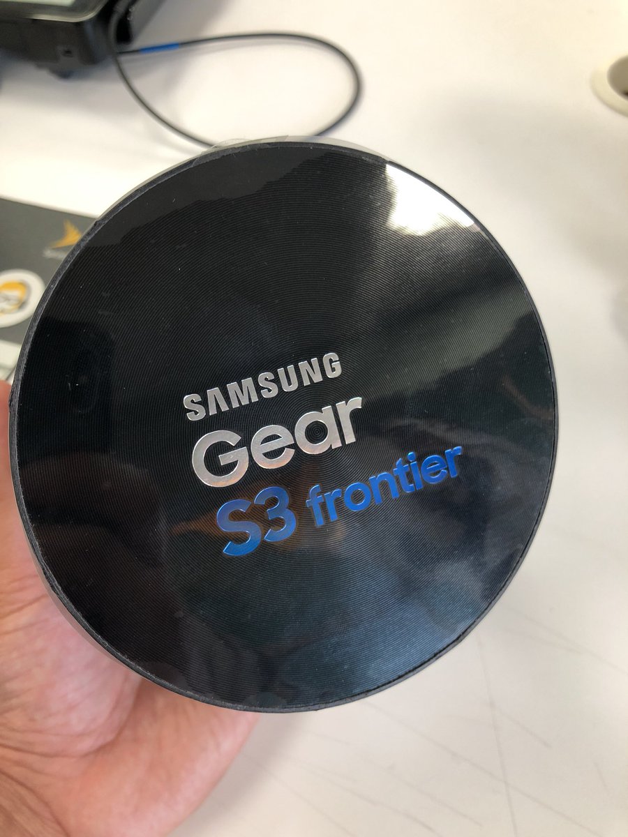 We have it folks! The Samsung Gear S3 Frontier available to pair with your Samsung devices! #SanDiego <a href="/MikeXPC/">Mike</a> <a href="/KristianAllos/">Kristian Allos</a>