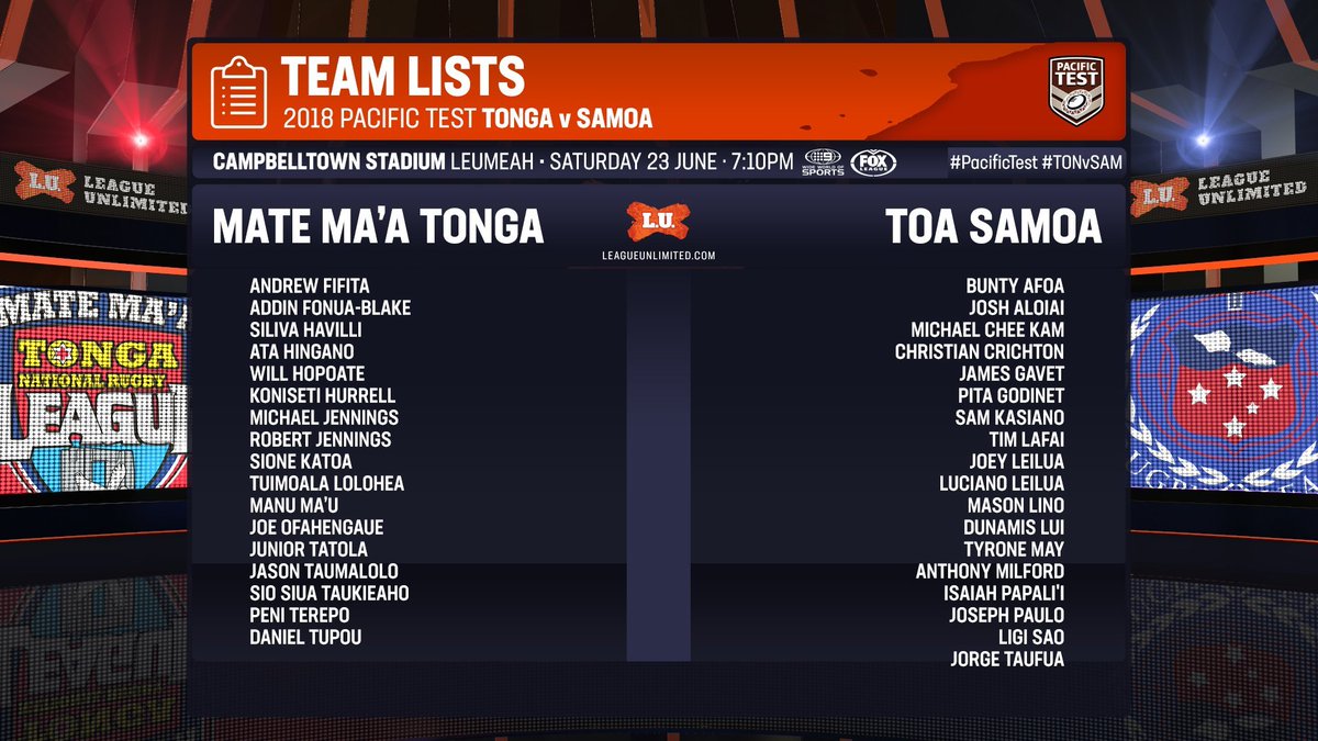 LeagueUnlimited's tweet photo. REP ROUND SQUADS
- #PacificTests #PNGvFIJ & #TONvSAM
- #DenverTest #NZvENG
- #Origin
@PNGKumulsRL @fijirugbyleague @tongaNRL @RLSamoa @NZRL_Kiwis @England_RL @NSWRL @QLDmaroons
Updates during the week as squads become teamlists 📋 https://t.co/6VIGH1TfT2 https://t.co/Ye5twemYfn