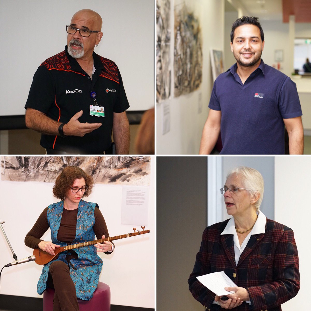 NBMLHD's tweet photo. Inspiring words, original art, music and video at this morning’s Refugee Week event. #withrefugees #refugeeweek2018 https://t.co/OTYOsQujJx