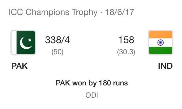 HerNameIs_Bea's tweet photo. @huzaif_butt And football ⚽🇸🇪 remembers #cricket and the marvellous win #18thofJune last year! ✌ 

#Pakistan Cricket At Its Best! 🇵🇰🇵🇰
#ChampionsTropy2017 #CT17Final #CT17 #PakVsInd https://t.co/XF1Mc9XQHo