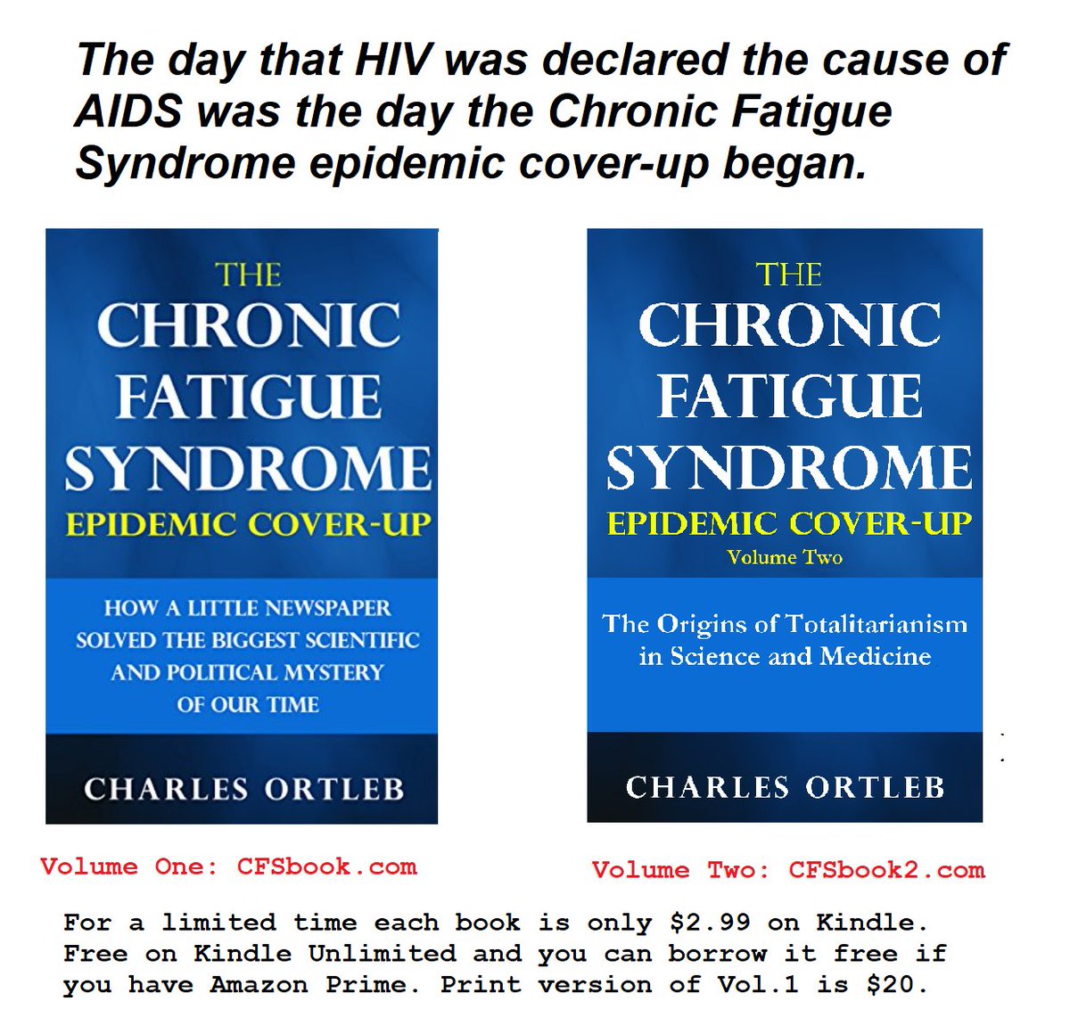 HHV6_University's tweet photo. #CDCislying #cfs #mecfs #pwme #myalgicE Donate these two volumes on the Chronic Fatigue Syndrome to your local library.
Volume 1: https://t.co/cW6YNq8vs4 Volume 2: https://t.co/cvq5xqirsh https://t.co/48cITX9rqy
