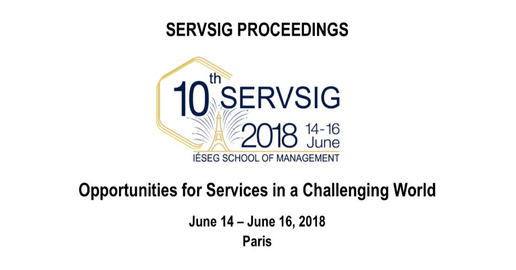 DrGuyader's tweet photo. The #servsig2018 proceedings are out – I just found them online:
https://t.co/zNhqovIiKv https://t.co/uwHuzsV3uY
