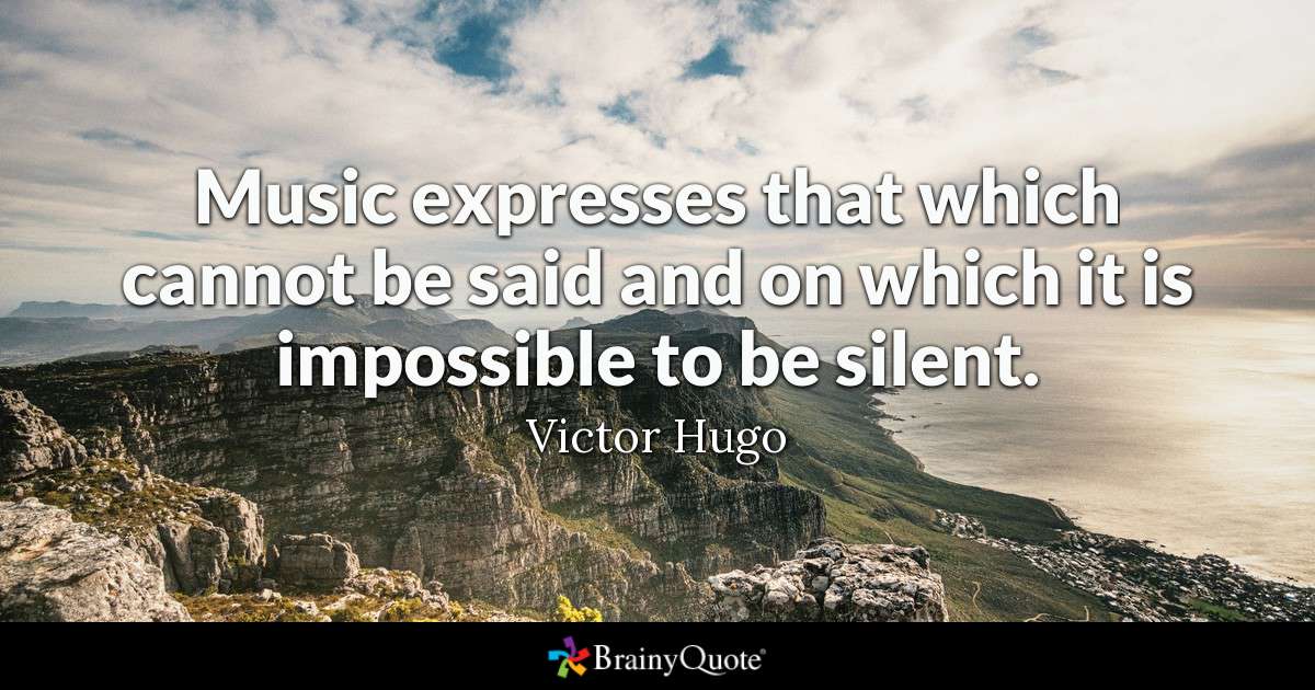 iamlourdesbaron's tweet image. "Music expresses that which cannot be said and on which it is impossible to be silent."
-Victor Hugo

#LourdesDuqueBaron
#Toplink