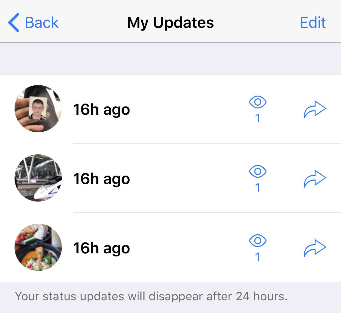 dimkept's tweet image. немного о популярности моих «сториз» в вотсап