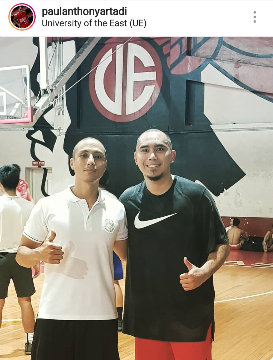 UE_REDTRIBE's tweet photo. Look! The two of the best spitfire guards from  the University of the East!

Imagine if these two played on the same Red Warriors batch!

#RedWarriors
#KidLightning
#LeethalWeapon https://t.co/oz3s76ag5A