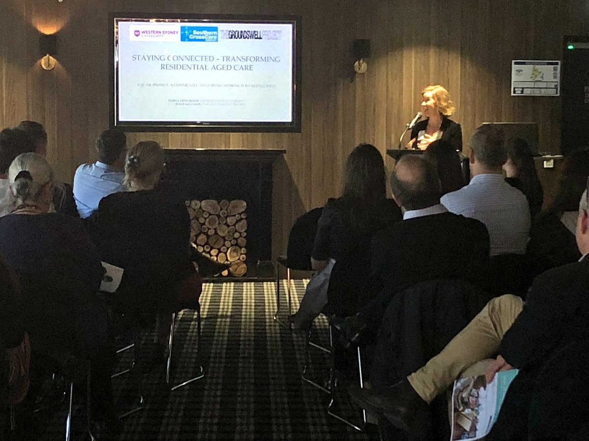 fultontrotter's tweet photo. Thank you to Jessie Williams from The Goodwell Project and and Maguerite Kelly from Western Sydney University, for their insightful presentation on transforming residential aged care. #ftaagedcare #ftadada18 https://t.co/iGjWCQQt83