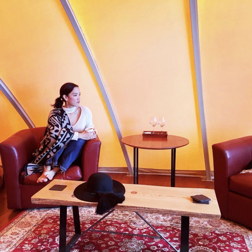AutonomousTent's tweet photo. Mel puts the ‘GLAM’ in ‘GLAMping!’ Check out her Insta account for styling tips: https://t.co/fVb49lSJeB #glamping #fashion #autonomoustentlife https://t.co/OqdZU1AvWr