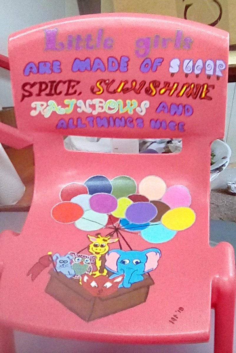 and_scents's tweet photo. Excited to share the latest addition to my #etsy shop: Little girl&amp;#39;s chair #children #furniture #rainbow #kid #chair #girls #animals #balloons #thescentsensibility https://t.co/M3cQefGJD5 https://t.co/fNV86lGaZJ