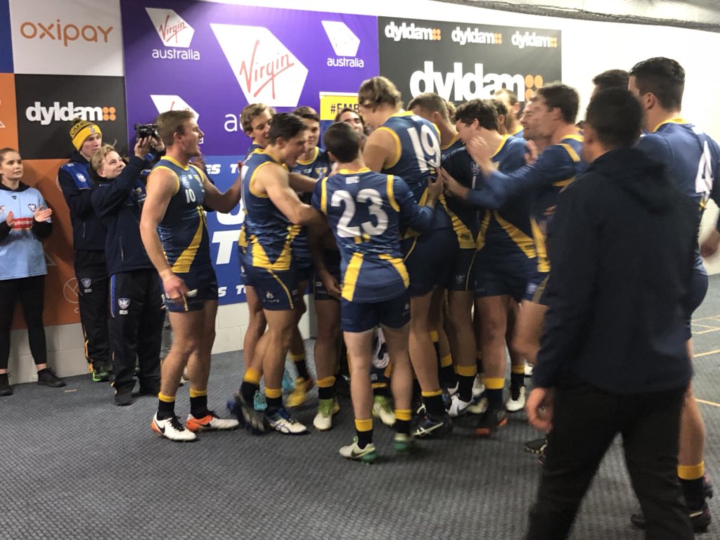 army_afl's tweet photo. Congratulations to GNR Sam Tonkes on his NEAFL debut last Saturday for Canberra Demons. 17 disposals and 1 goal not a bad start! https://t.co/JiamCYxtOd