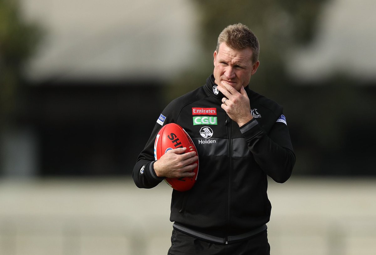 Got a question for <a href="/ncb_cfc/">Nathan Buckley</a>? 🤔

He’ll be on #TalkingFooty tonight 7.30 <a href="/7mate/">7mate</a>. 

#7AFL
