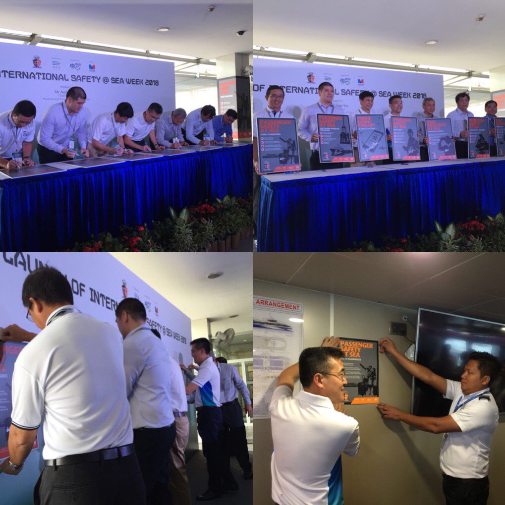 MPA_Singapore's tweet photo. Launch of the 5th International Safety@Sea Week with a refreshed campaign #MaritimeSG https://t.co/HWbQ6dp5z9