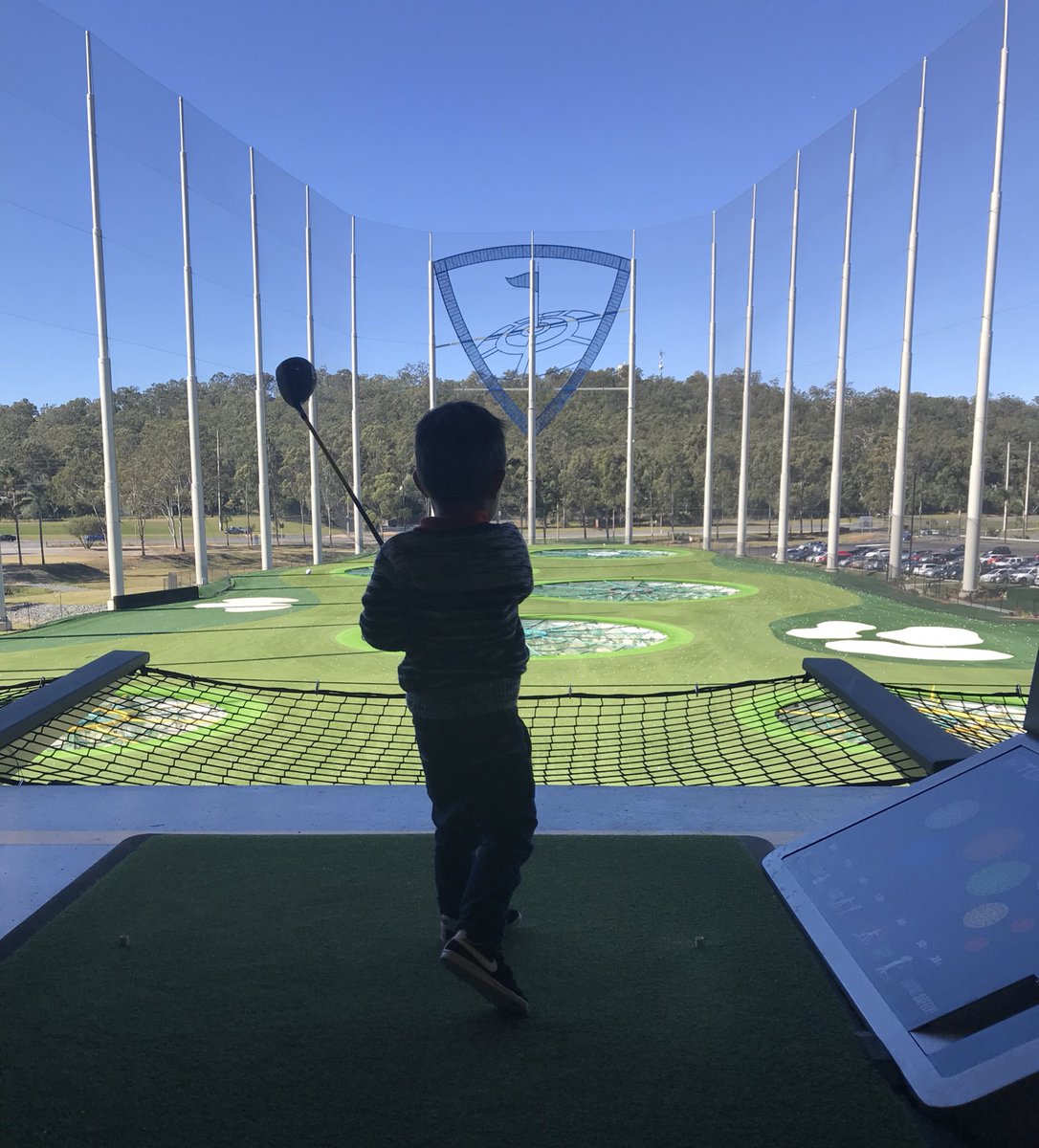 J_Walter23's tweet photo. The Harvey monster taking on TopGolf #ThatFinish https://t.co/j6PDzH8ClI