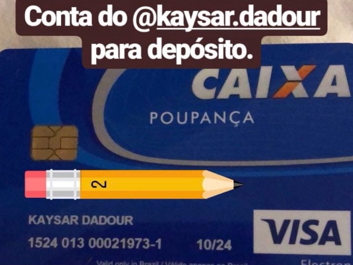 BBB18Twitando's tweet photo. Deixo aqui os meios que vc pode ajudar a trazer a família do Kaysar para pertinho dele,tirando-os de um país em guerra. A Vakinha foi esticada até o aniversário dele, dia 9\07, vamos presentear nosso cristal com doações.
https://t.co/j9VmbKPNtN https://t.co/ENbmlCTDn7