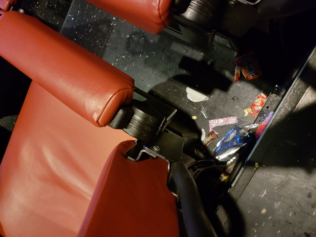 TinyTaco_0's tweet photo. @Cinemark love paying to sit in other people's filth at century tanforan #lazy #employees #dirty #theater https://t.co/kwh5ftz3zC