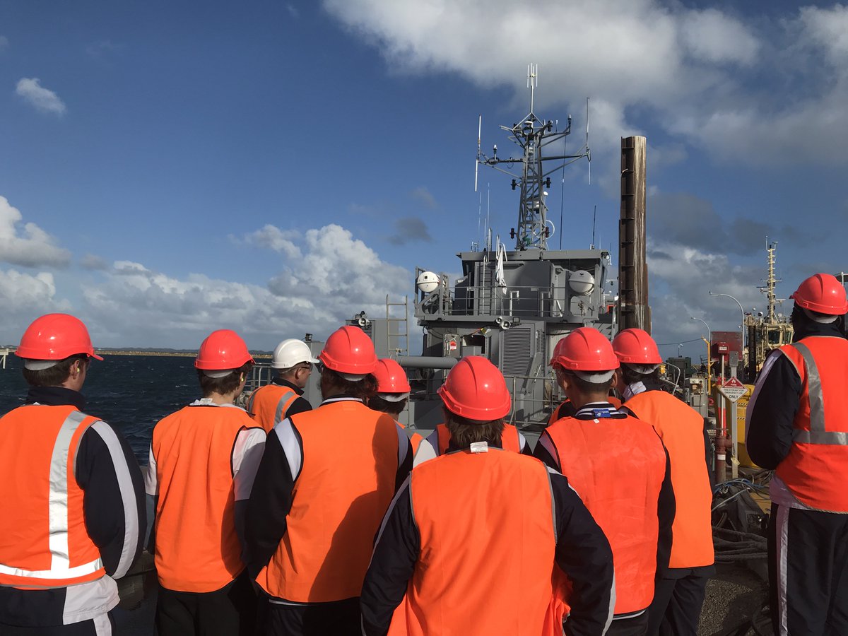 Thank you to our P-TECH partner <a href="/austal/">Austal</a> on another great tour for some of our Year 11 &amp; 12 students. Thanks to Sarah and Steve for insights into a career at Austal and especially the skills and attributes our students should aim for. <a href="/ptechaustralia/">P-TECH Australia</a> <a href="/Defence_West/">Defence West</a> <a href="/SkillingAus/">aunrisw</a>