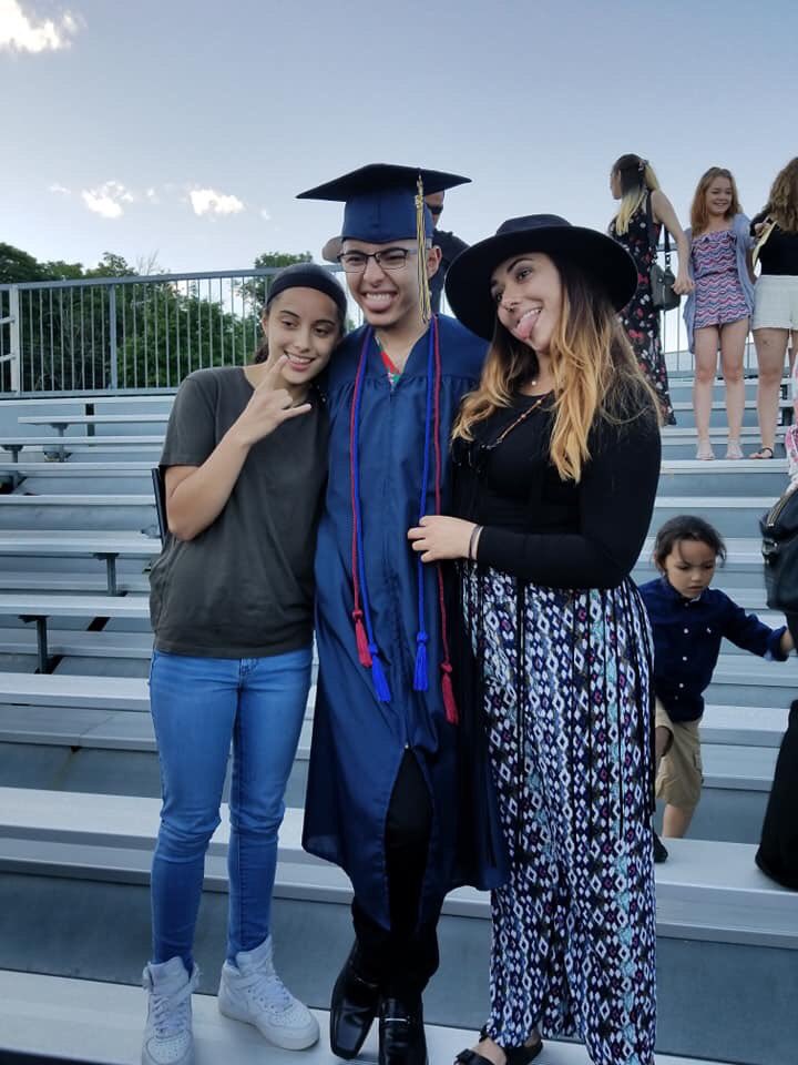 EmperorIndigo's tweet photo. “It’s a blessed life” thankful for all high school has shown me 💙💛🐾 #Panther4Life #ccsu22 https://t.co/9X16BOiSuz