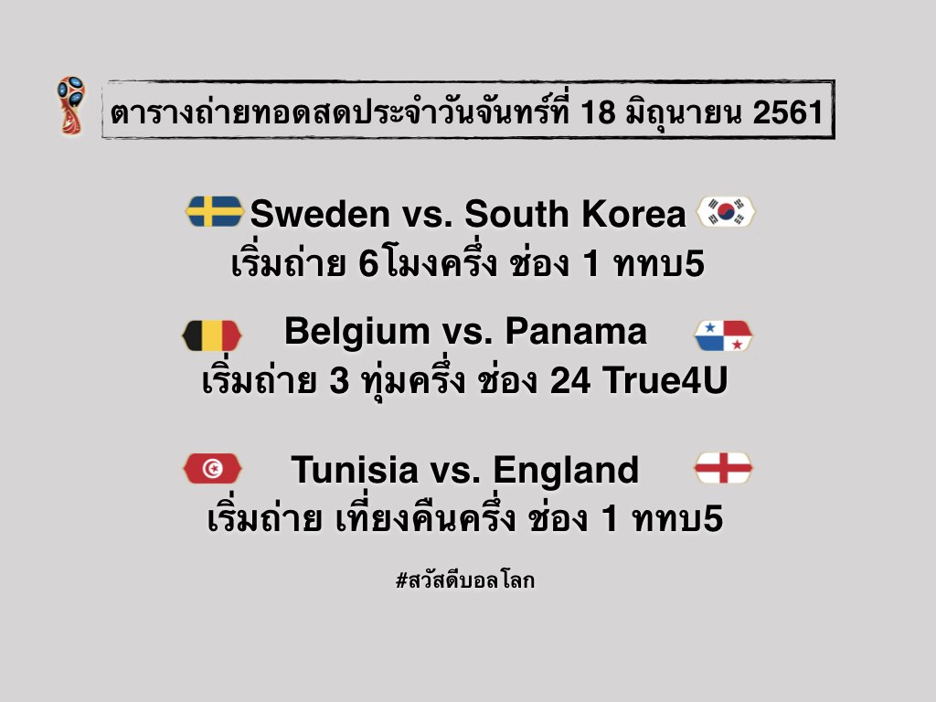 สวัสดีบอลโลก tweet media