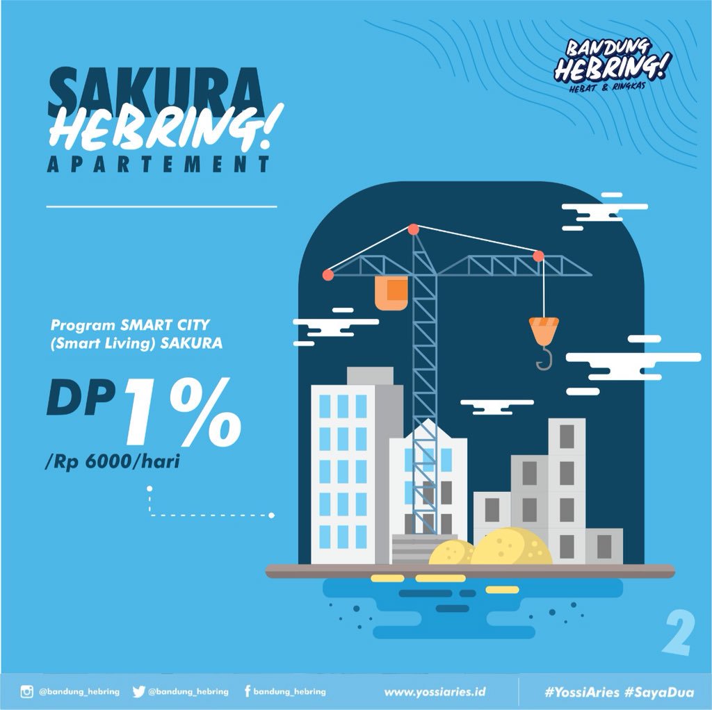 PdiBandung's tweet photo. Rabu 27 juni 2018
WUJUDKAN
PROGRAM SAKURA
(Saung Kuring Nyalira)
dari
Paslon no 2 #Hebring
#YossiAries
#bandungpilih2
#IeuMahAries
#bandungmudahmurahberkah
@bandung_hebring
@yossiirianto
@PdiBandung
#Imahreumpeg
#JabarTerjamin #Hasanah2Menang #PilgubJabar2018 https://t.co/0vu2WWKnOg