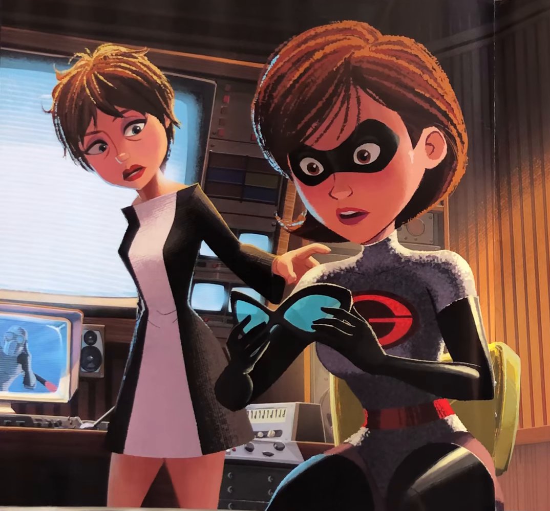 The Incredibles 2 Elastigirl And Evelyn