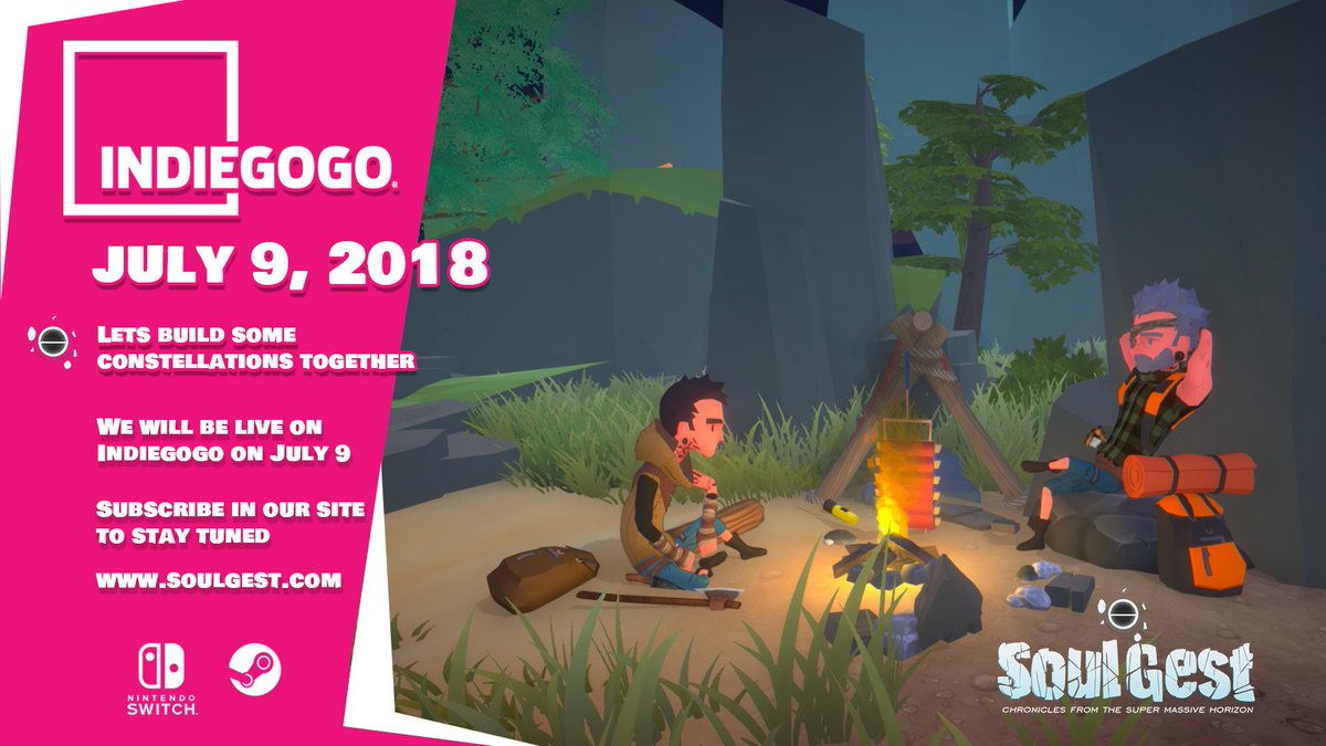 Soulgest's tweet photo. Hey! We will lauch our Indiegogo campaign in July 9. Share the word and take a look at our page at Square Enix Collective @SQEXCollective #soulgest #indiegogo #crowdfunding #indiegame #indiedev #unity3d #zeldalike #NintendoSwitch #pc https://t.co/3MnCn152yS