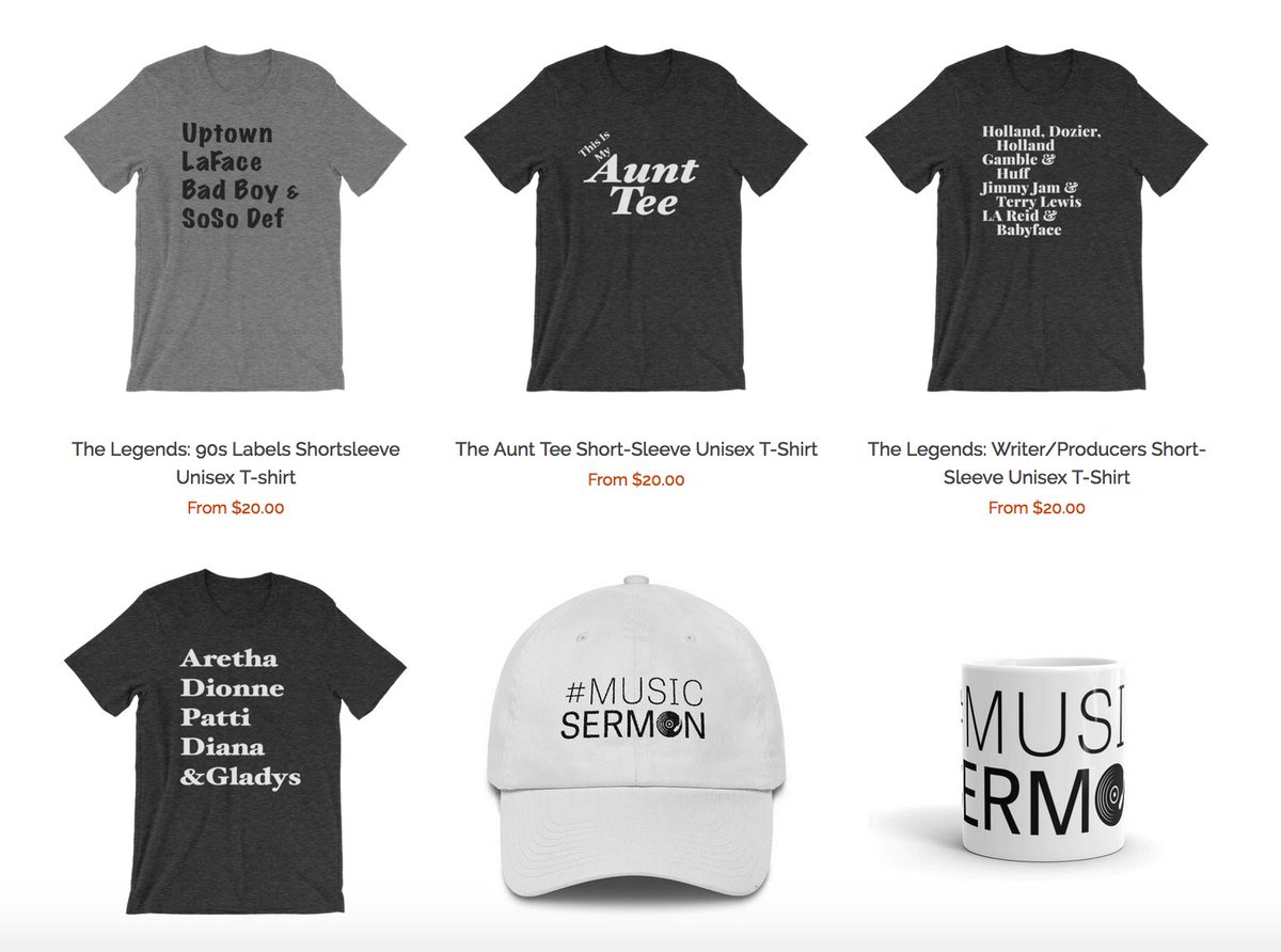 AND, before you leave the church, there is an announcement! (Yes, at the end instead of the beginning. I didn't want ya'll distracted.) #MUSICSERMON MERCH IS HERE!! Finally, we have our first line of t-shirts, tanks, mugs and hats. Yay! Check them out at  http://musicsermon.myshopify.com 