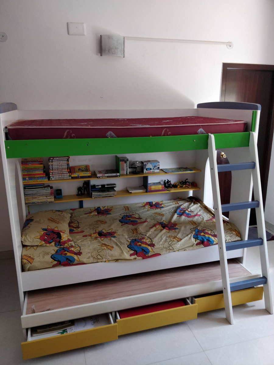 3 layer bunk bed
