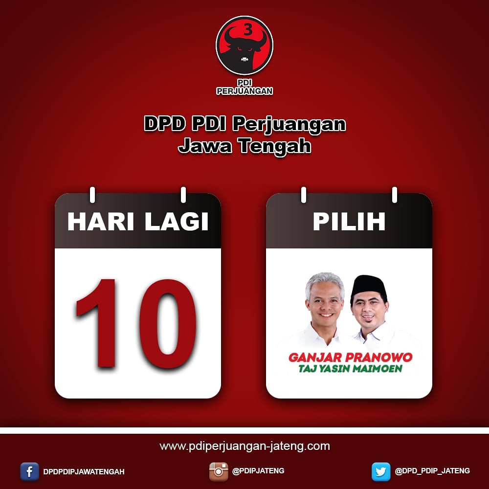 10 Hari Lagi Menuju Kemenangan #GanjarYasin

#KandangBant3ng
#TetepM3tal
<a href="/Gimanto77722492/">Gimanto.sh</a>