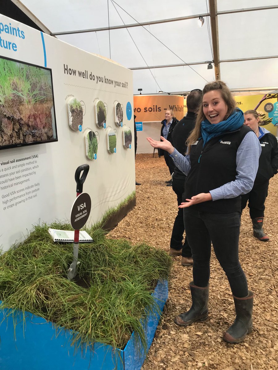BallanceSci's tweet image. Thanks to all our friends  and followers who stopped by to say hi at #fieldday2018 ... we’ve hopped out of Mystery Creek and back into your device to answer your #soil #fert #ag questions. @aims_dawson serves up #cleverscience with a smile!