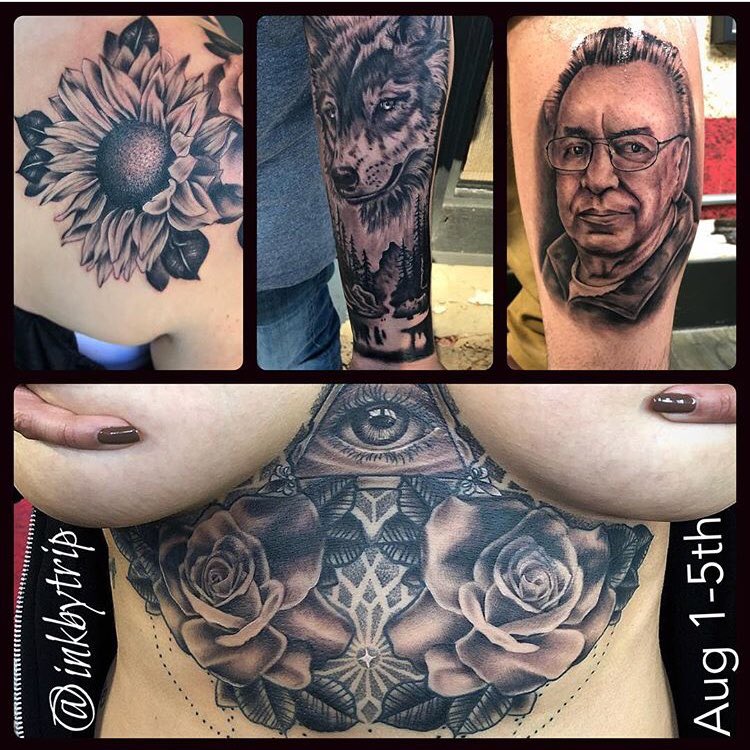 We are booking now for our guest artist <a href="/inkbytrip/">inkbytrip</a>!! August 1st - 5th!! Do not miss out!!! #inkbytrip #guesttattooartist #blackandgreytattoos #catattooartist #aztattoo #aztattoos #aztattooer #tattoos #tattooer #aztattooers #tattooed  #arizonatattoo @inkslingertattooparlor