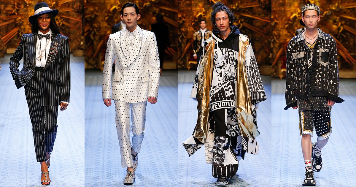 wwd_jp's tweet photo. 【ルック】「ドルチェ＆ガッバーナ」2019年春夏メンズ・コレクション
https://t.co/pxzMyDDdb2
#DOLCEGABBANA https://t.co/gJCwWWf6st