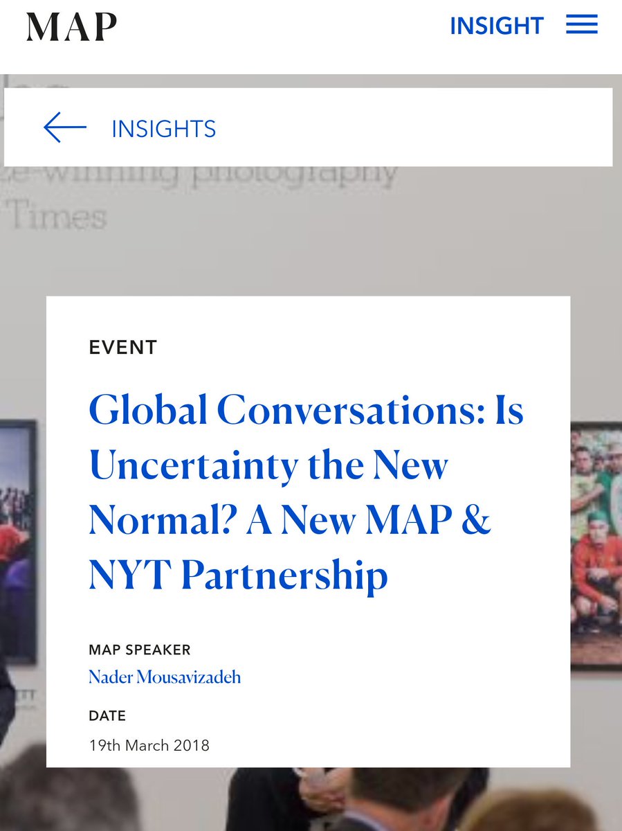 «MAP Insights»Partnering with the  @nytimes. What could possibly go wrong?