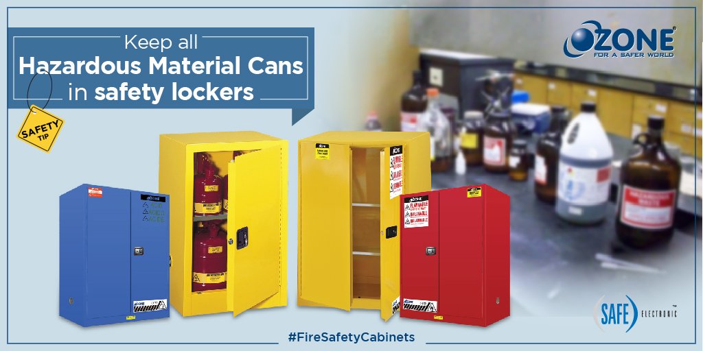 OzoneMetalDoors's tweet photo. The risk of fire always exists for research centres, labs &amp; industrial set-ups that use chemicals or flammable liquids. It is always advisable to Keep all Hazardous material cans in Safety Lockers. For more details, click https://t.co/qfUShK7Sl1 or call +91 7503009778 #FireSafety https://t.co/yKR3S1Uk5E